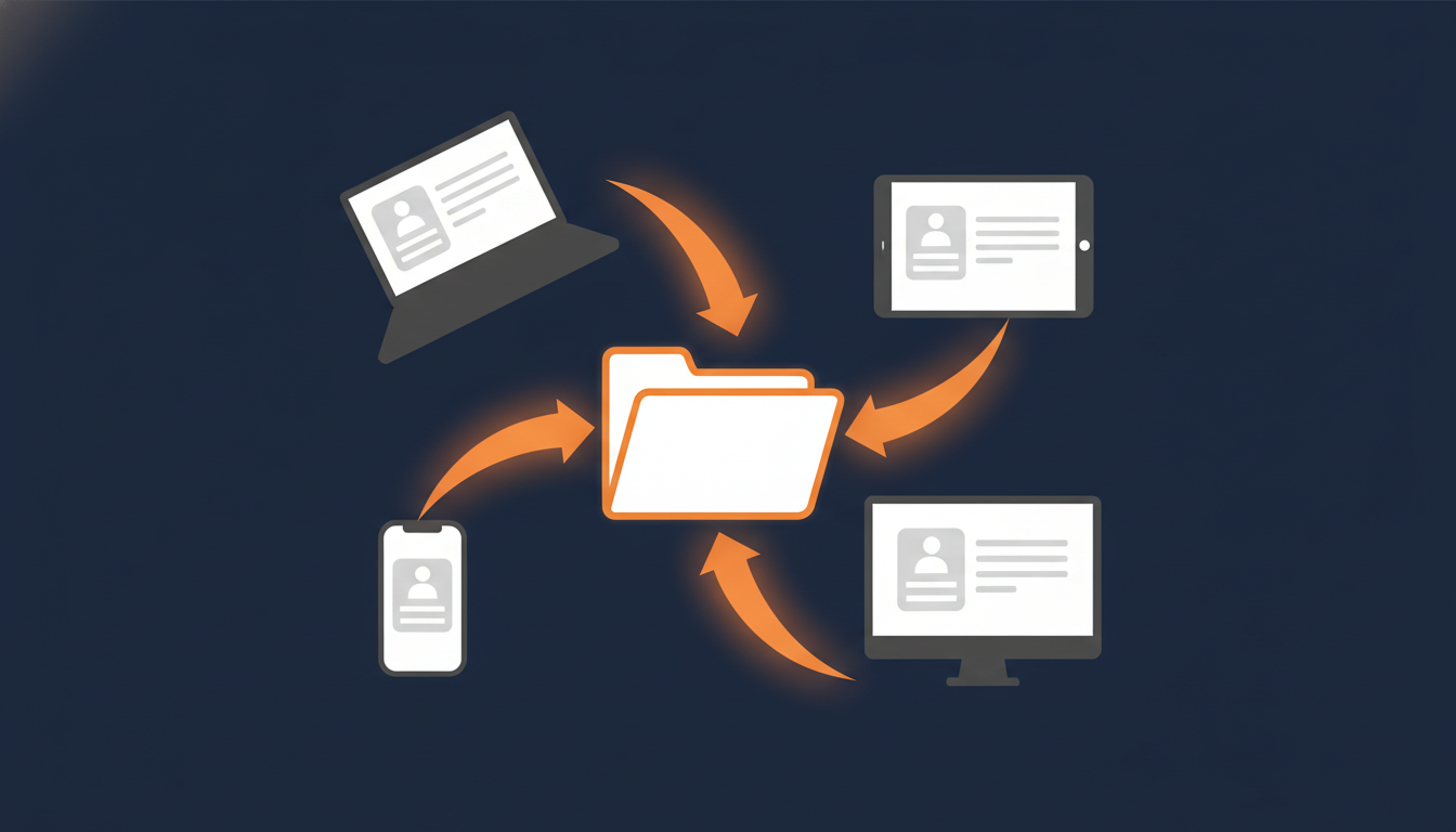 Single source of text flowing out to multiple marketplace device shapes
